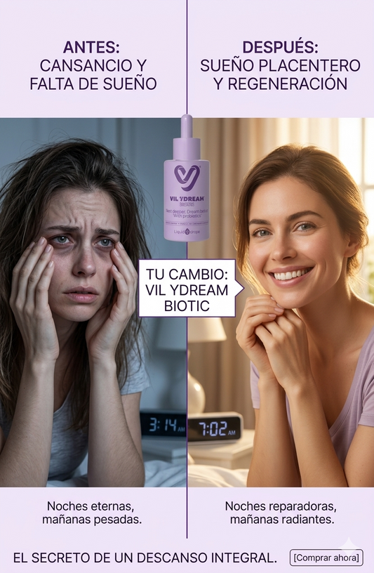 Vil YDream Biotic – Tratamiento Para El Sueño | En Gotas a Base de Probióticos y Productos Naturales |