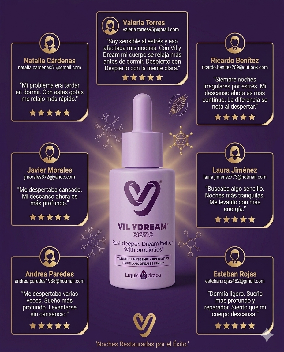 Vil YDream Biotic – Tratamiento Para El Sueño | En Gotas a Base de Probióticos y Productos Naturales |