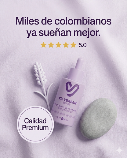 Vil YDream Biotic – Tratamiento Para El Sueño | En Gotas a Base de Probióticos y Productos Naturales |